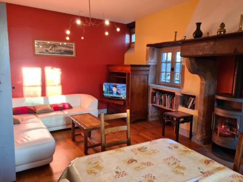 Postel nebo postele na pokoji v ubytování MAISON IRIBERRIA