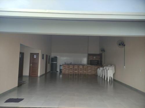 Η κουζίνα ή μικρή κουζίνα στο Macadamia Espaço de Festas e hospedagem para Show Safra