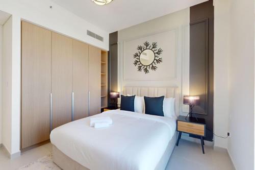 Postel nebo postele na pokoji v ubytování Summer at Creek Beach - Calm One Bedroom