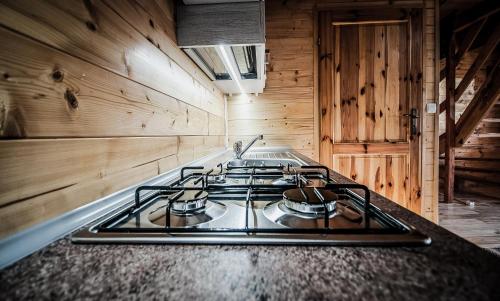 Dapur atau dapur kecil di Baltic Summer - ośrodek dla rodzin z dziećmi