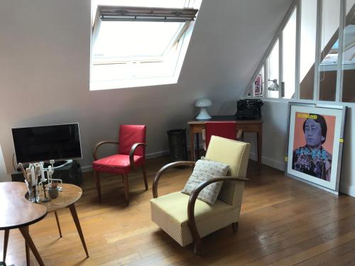 Photo de la galerie de l'établissement Appart d'artiste au coeur de Paris, à Paris