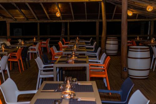 Restaurace v ubytování Casa Del Papa Resort & SPA