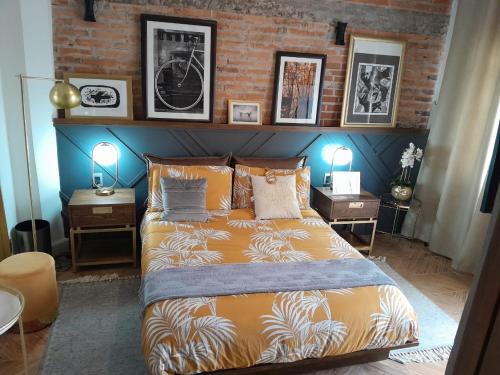 Ένα ή περισσότερα κρεβάτια σε δωμάτιο στο Hotel Boutique Santa Elena