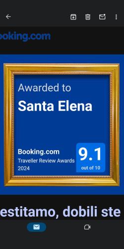 a picture frame with a picture of santa elena at Sant Elena in Bale