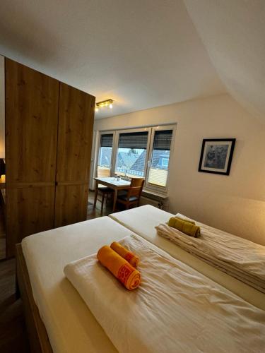 Postel nebo postele na pokoji v ubytování Haus Ostseestrand36