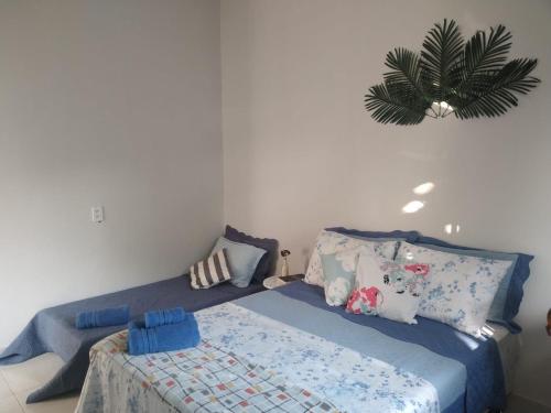 Katil atau katil-katil dalam bilik di Solares le Venus apartamento proximo a praia