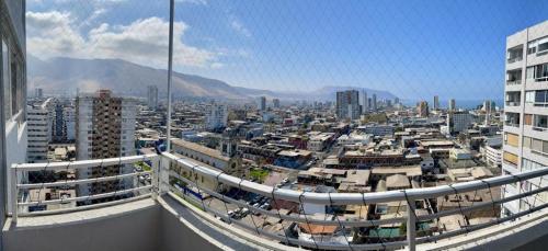 a view of a city from the top of a building at Nuevo alojamiento en el corazón Iquique in Iquique