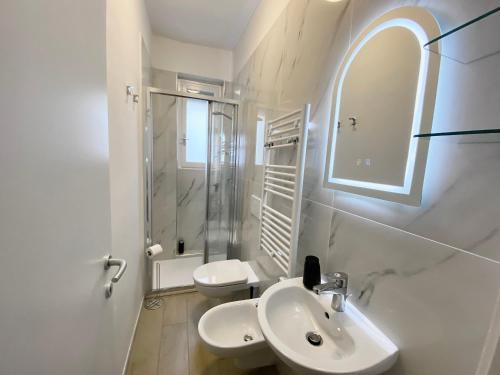 Koupelna v ubytování Florence Apartment 10 min dal centro-50 mt tram