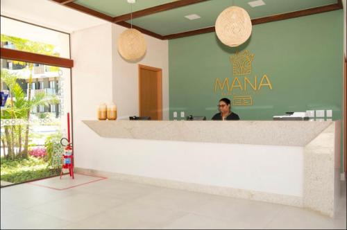 Lobbyn eller receptionsområdet på Mana Beach Experience Muro Alto 13 C Térreo