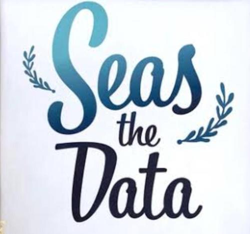 a sign that readsjas the data with leaves on it at Aqua Shack Jurien Bay in Jurien Bay