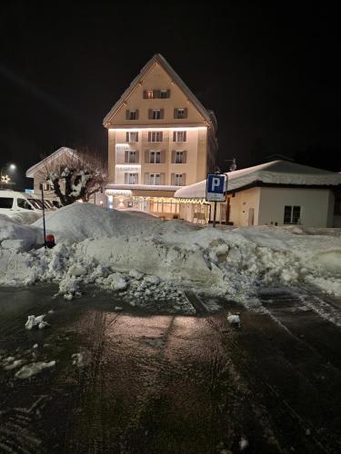 Hotel Stätzerhorn om vinteren