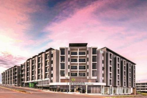 an architectural rendering of a large white building at BOSS Accomodation 6 in Durban
