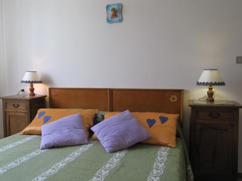 Ένα ή περισσότερα κρεβάτια σε δωμάτιο στο Casa Bruna