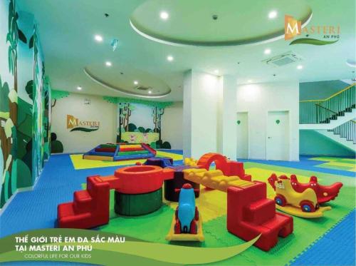 a childrens room with a play area with toys at Masteri An Phu - Condo 1-2BR Apartment with Pool GYM D2 in Ho Chi Minh City