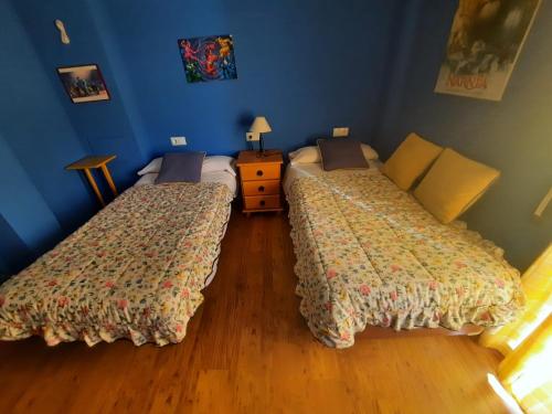 Cama o camas de una habitación en Casa Cotis Beceite