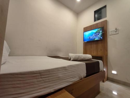 Krevet ili kreveti u jedinici u okviru objekta Hotel Apple Inn - Santacruz