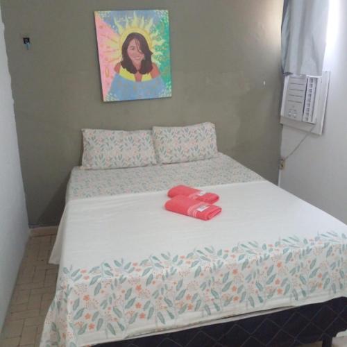 Katil atau katil-katil dalam bilik di Casa do Meio Pousada