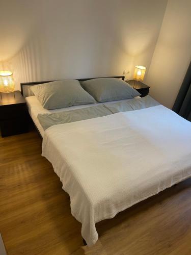 Postel nebo postele na pokoji v ubytování Apartment Hilde