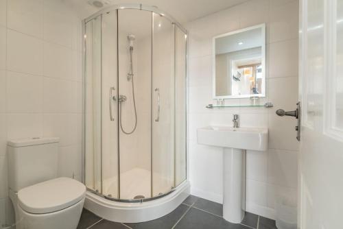 Koupelna v ubytování Nant