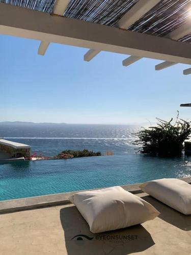 villa EYEONSUNSET - MAGICAL PLACE -PRIVATE pool -SEA and SUNSET VIEW -NO WIND -