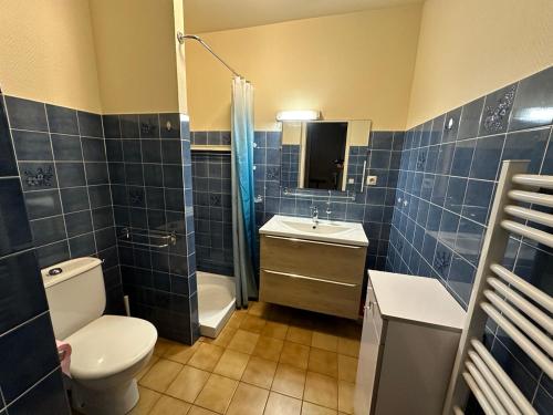 Koupelna v ubytování Résidence Aramis