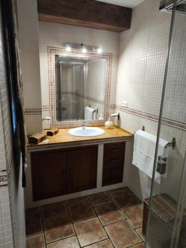 Koupelna v ubytování CASA LAURA