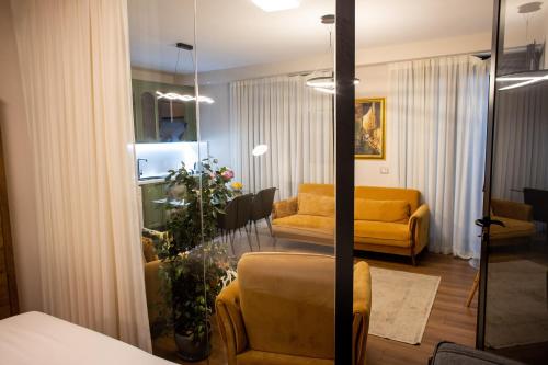 Χώρος καθιστικού στο Terra'Vista Apartments