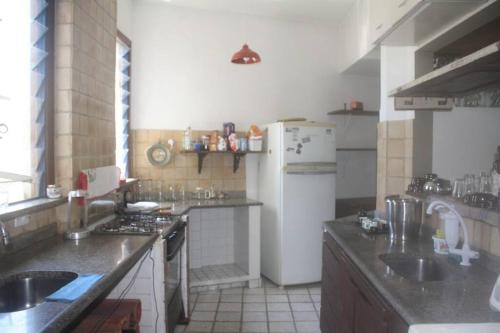 Køkken eller tekøkken på Loft delícia no Rio de Janeiro