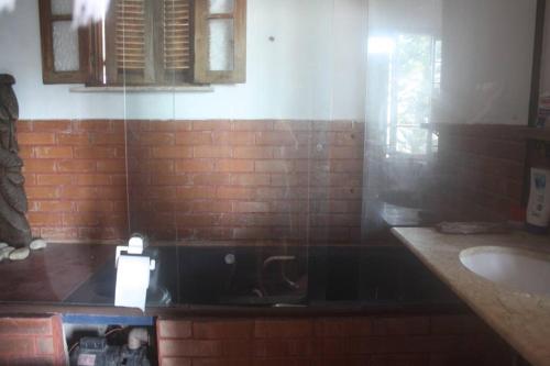 Et badeværelse på Loft delícia no Rio de Janeiro