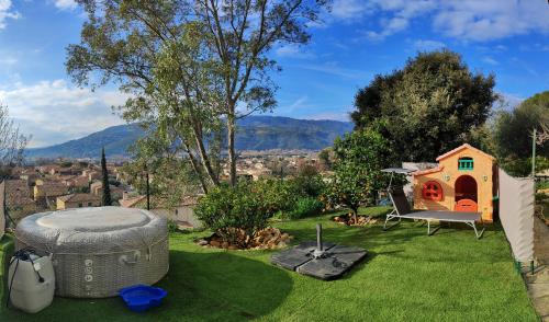 Rez-de-villa climatisé, jacuzzi et piscine