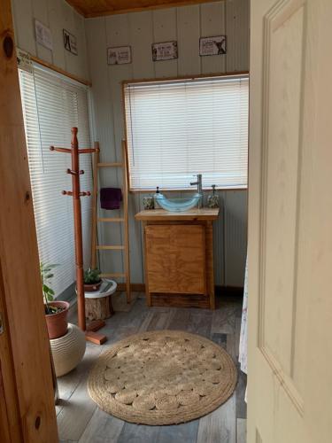 Bathroom sa Habitacion privada en Casa compartida Refugio Vida Playa