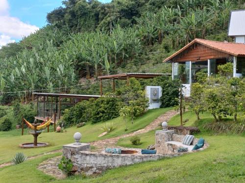 Taman di luar Casa Baldoni - Fazenda de Café