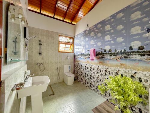 Et bad på Dill Villa Matara Walpola - Cozy 3bedroom 2Bathroom -Entire Floor