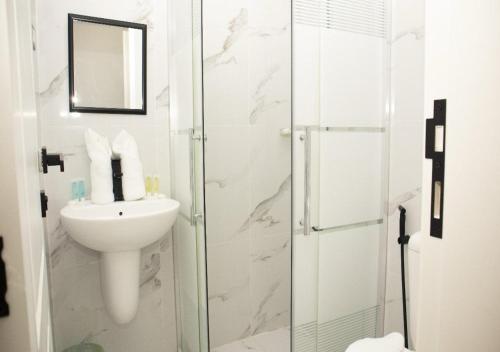Un baño de Amman Trail Hotel & Studios