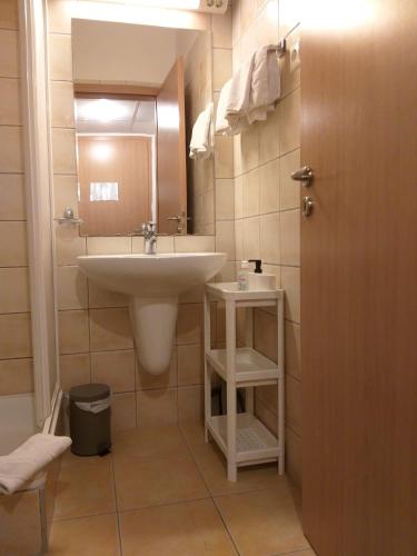 Koupelna v ubytování Melange Apartman ***