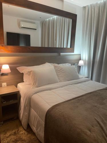 Katil atau katil-katil dalam bilik di Flat - Rio Centro, Junesse Arena, Parque Olímpico, Praia da Barra