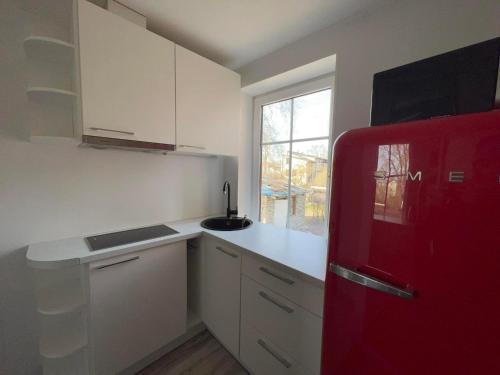 Kuhinja oz. manjša kuhinja v nastanitvi Small studio apartment
