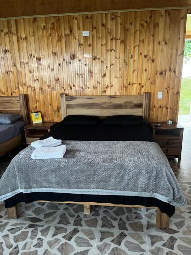 Katil atau katil-katil dalam bilik di Mirador El paraiso glamping