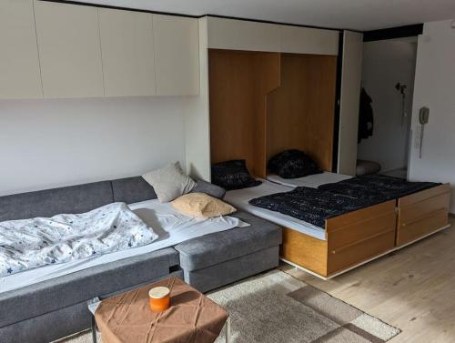 Krevet ili kreveti u jedinici u objektu Zentrales Apartment mit schönem Überblick!