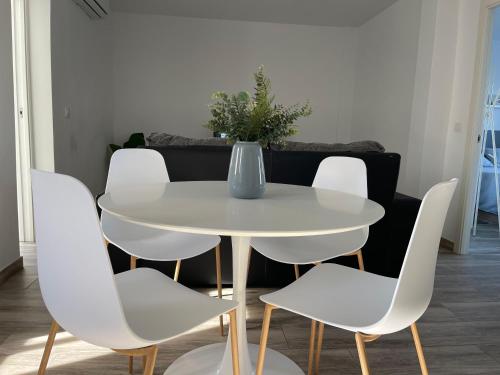 Χώρος καθιστικού στο Apartamento El Castell