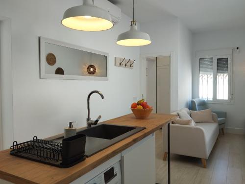 O bucătărie sau chicinetă la Apartamento 2 Habitaciones Sanlúcar la Mayor N-431 Sevilla-Huelva