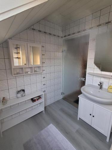 Koupelna v ubytování Wohnung mit Wintergarten