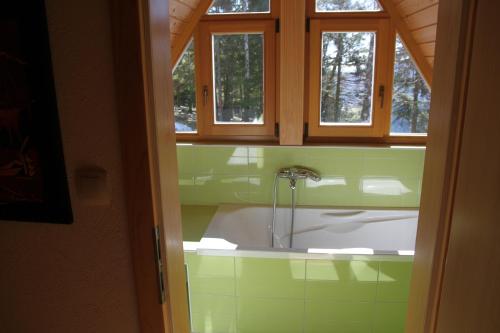 Koupelna v ubytování Chalet Bellevue Rogla