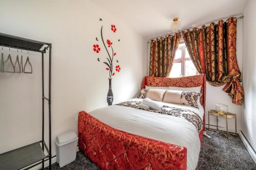 Krevet ili kreveti u jedinici u okviru objekta *RB26S* For your most relaxed & Cosy stay + Free Parking + Free Fast WiFi *