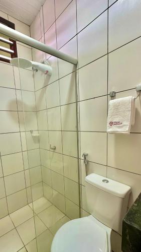 Koupelna v ubytování Villa Jaguar Fortim