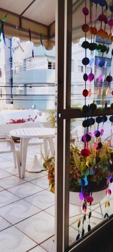 Ein Balkon oder eine Terrasse in der Unterkunft Floripa Hostel CENTRO