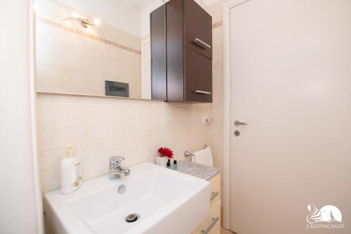 Koupelna v ubytování Casa Blu