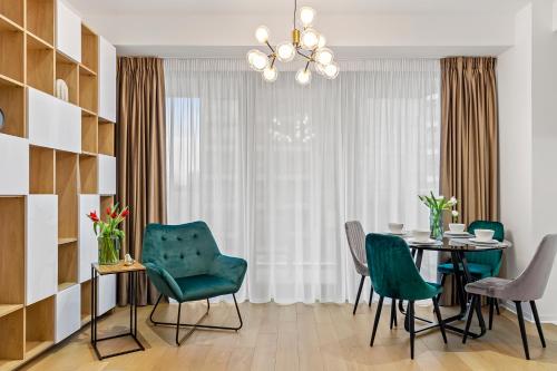 Ruang duduk di ONE Tower Apartments