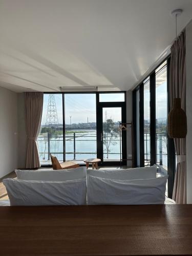 Ein Bett oder Betten in einem Zimmer der Unterkunft Golden Harvest Homestay