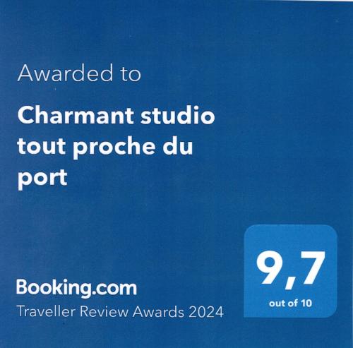 Charmant studio tout proche du port